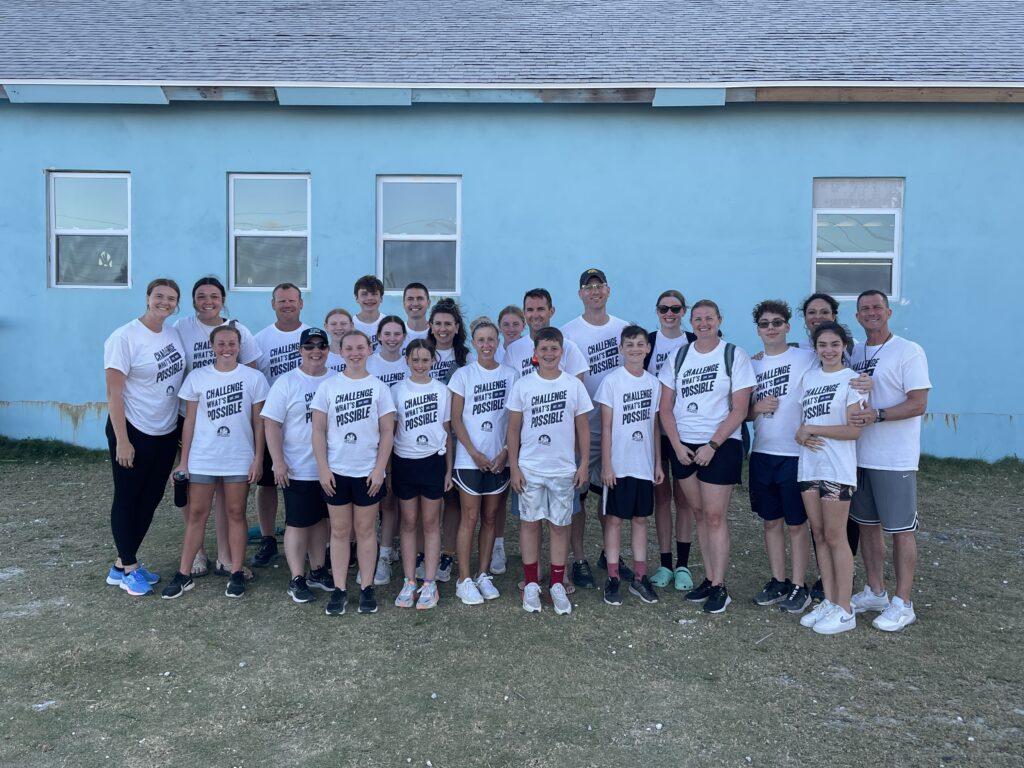 Third Church's family team in their camp tshirts